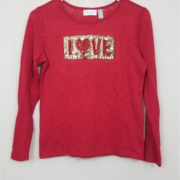 Place sequin ling sleeve sweater - Picture 1 of 3